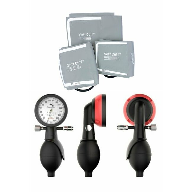 Tensiom&egrave;tre Lian Dessillons Brassard Soft Cuff Spengler - Pack avec 3 brassards