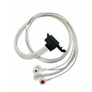 Câble à boutons pressions 5 brins pour Holter Medilog AR