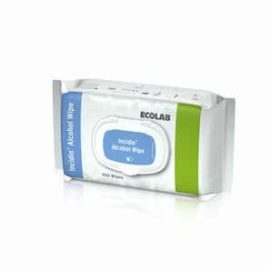 Lingettes désinfectantes Incidin Alcool Wipe Ecolab - paquet refermable