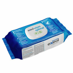 Lingettes Exeol Wipes Optimal d�tergentes et d�sinfectantes sans alcool - surfaces et dispositifs m�dicaux